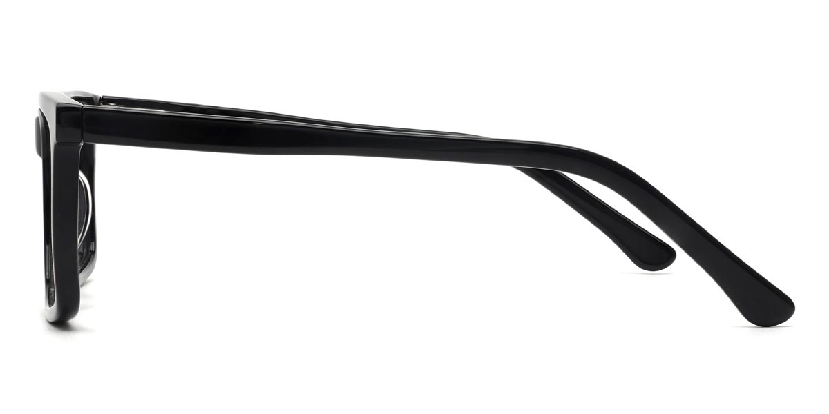 Black Brandon - Rectangle Glasses