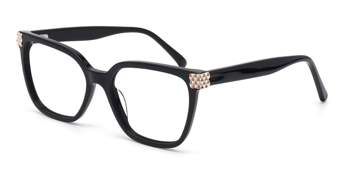 Noir Editha - Rectangle Glasses