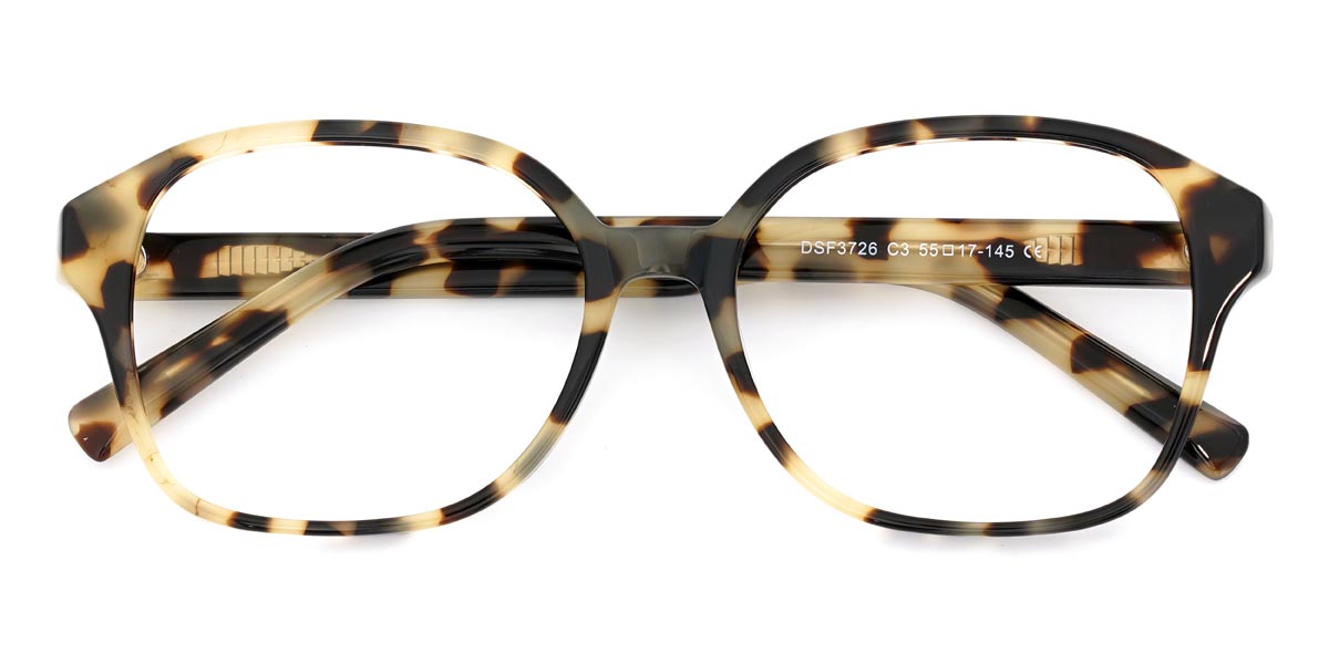 Tortoiseshell Gavin Glasses - Oval Glasses