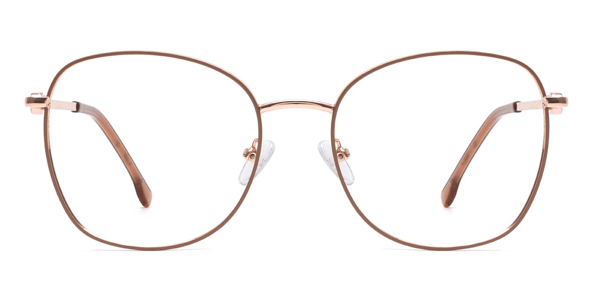 Cameo Brown Hilton - Oval Glasses