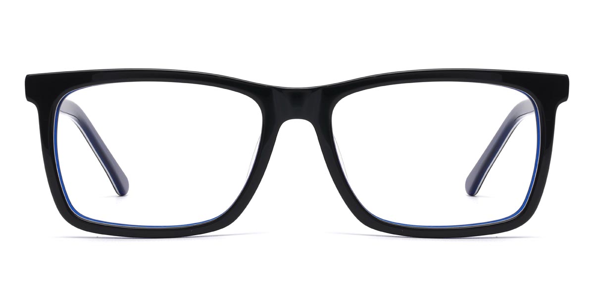 Noir Bleu Brandon - Rectangle Glasses