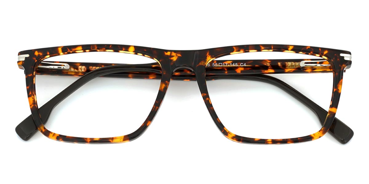 Tortoiseshell Francis - Rectangle Glasses