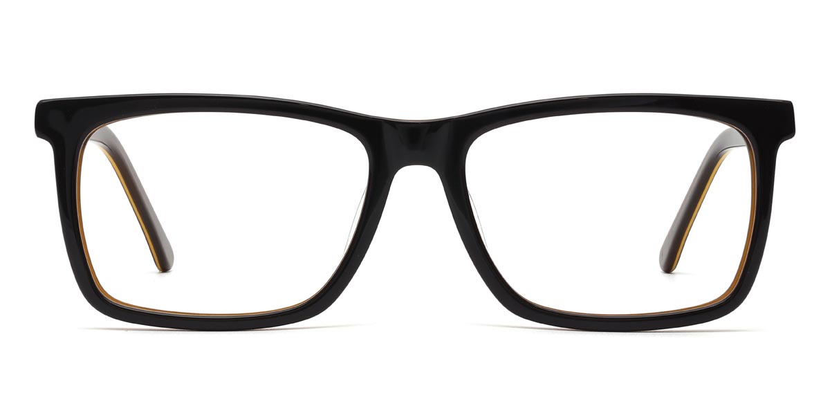 Brown Black Brandon - Rectangle Glasses