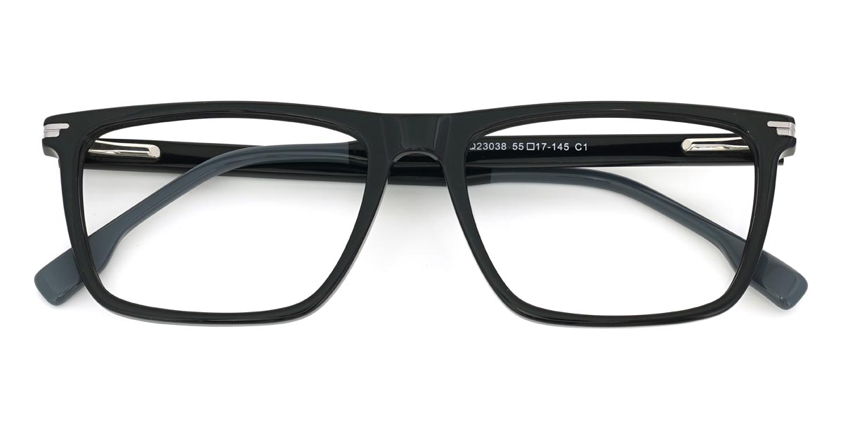 Noir Francis - Rectangle Glasses