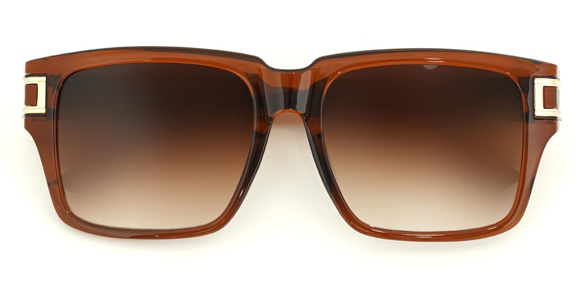 Brown Gradual Brown Nikita - Square Sunglasses