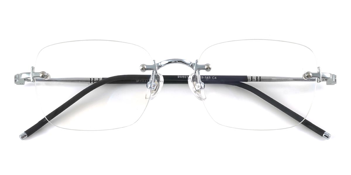 Silver Martin Glasses - Rectangle Glasses