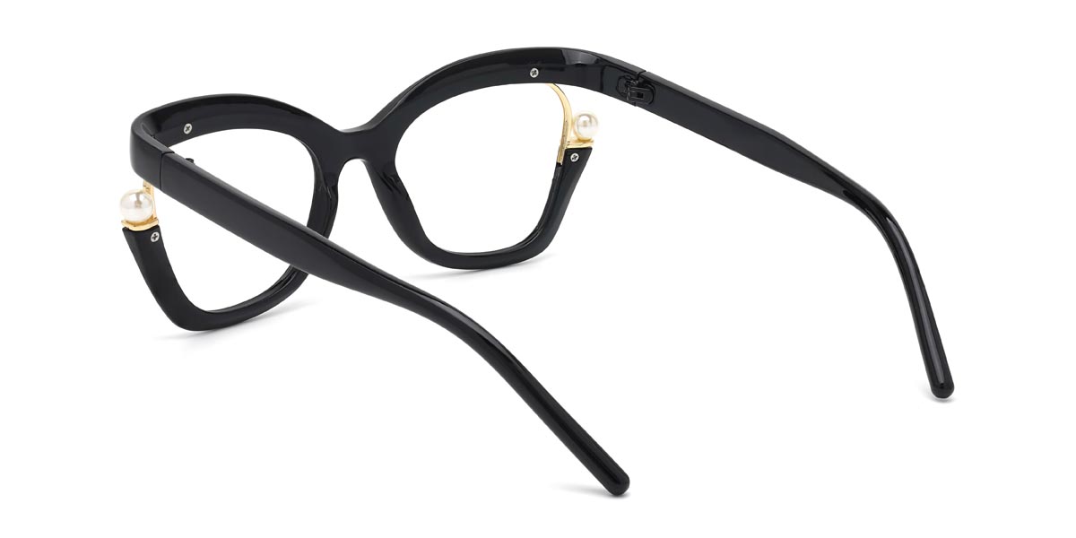 Black Tamara - Square Glasses