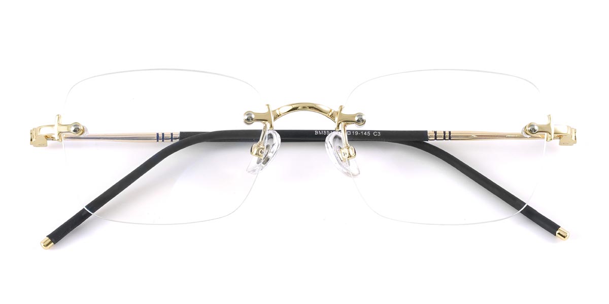 Gold Martin - Rectangle Glasses