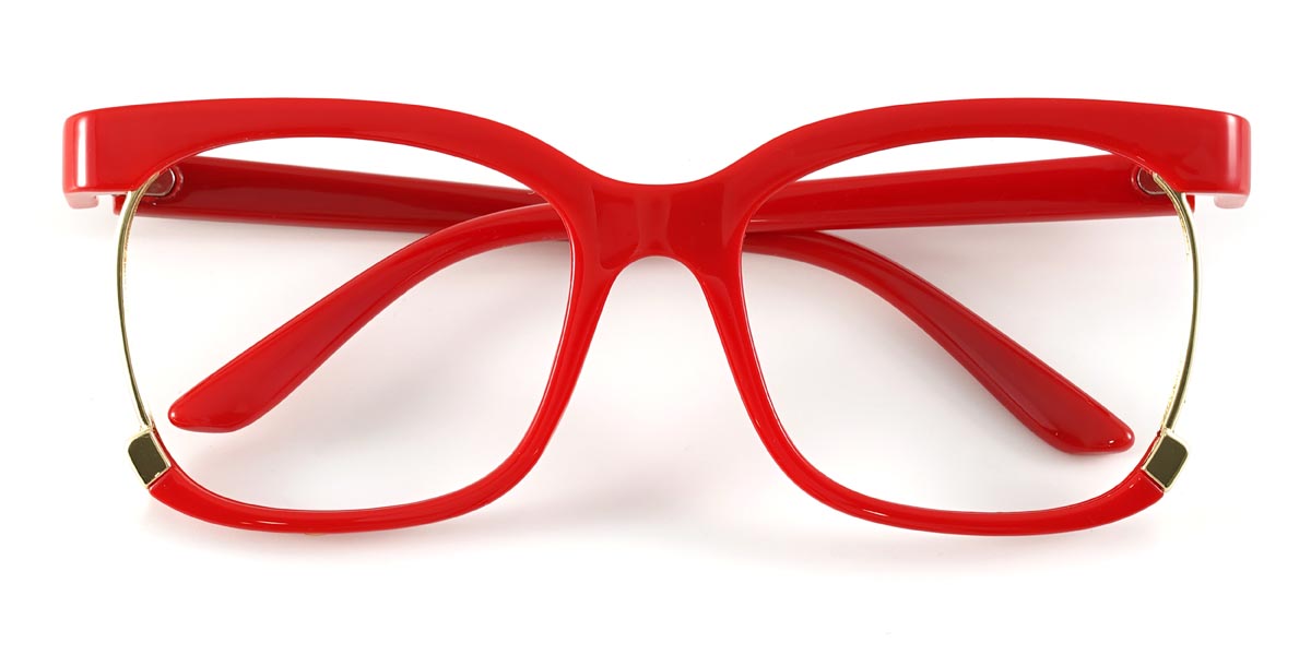 Rot Serena - Square Glasses