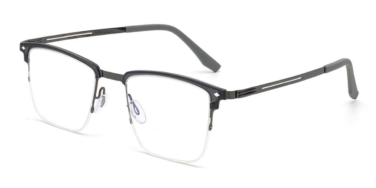 Pistola Negro Todd - Rectangle Glasses