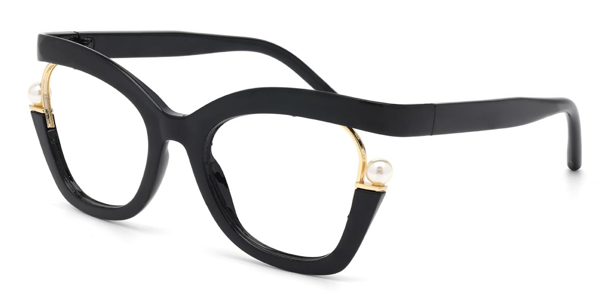 Black Tamara - Square Glasses