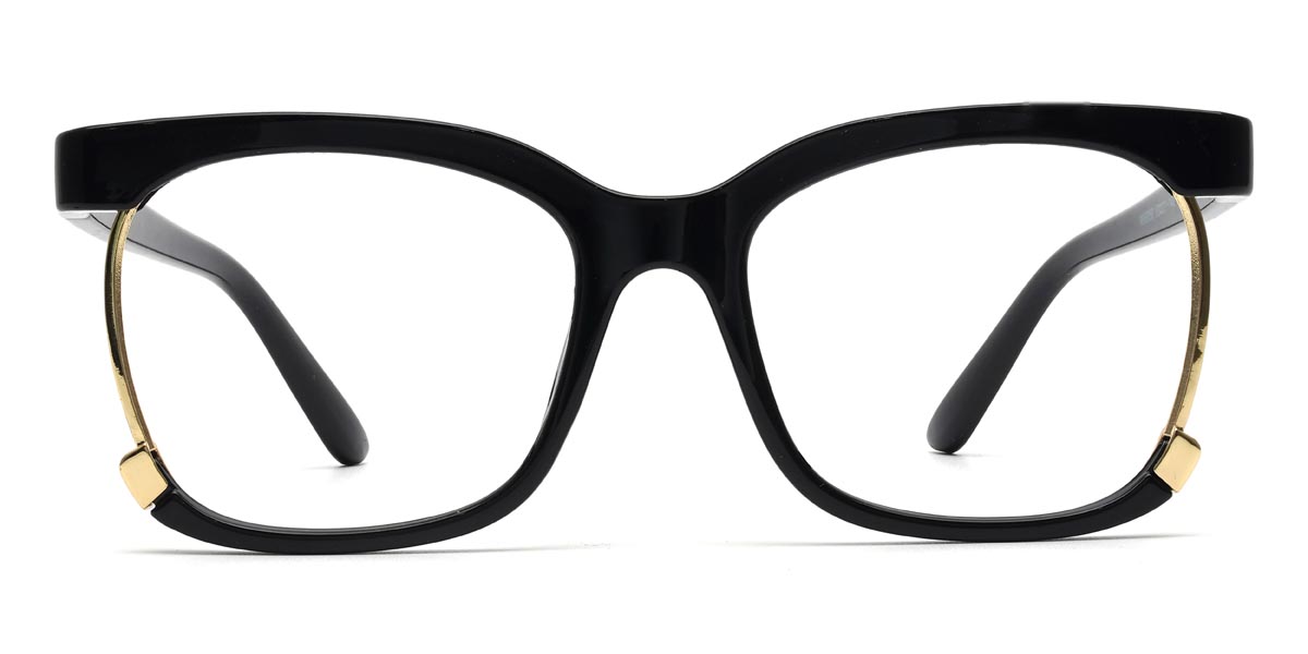 Black Serena - Square Glasses