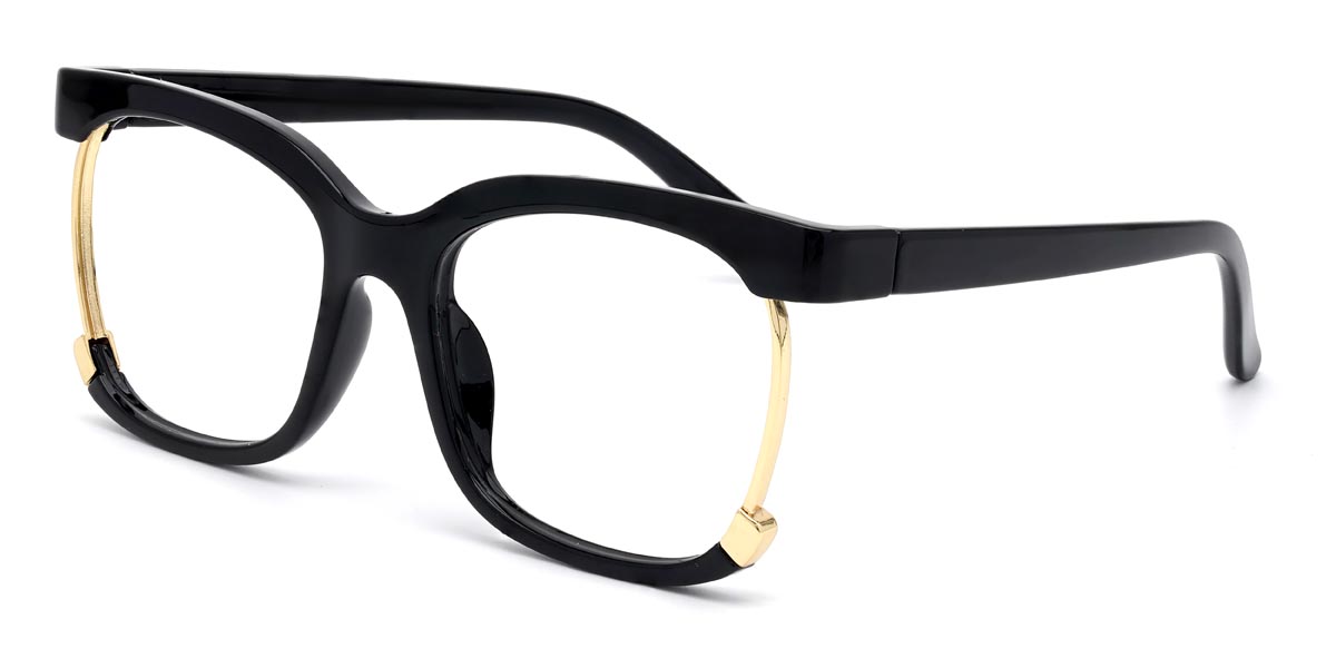 Black Serena - Square Glasses