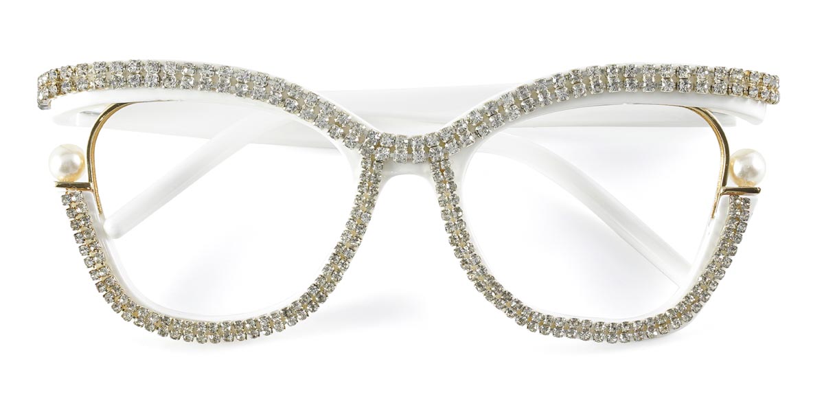 Weiß Weiß Diamant Lareina - Square Glasses