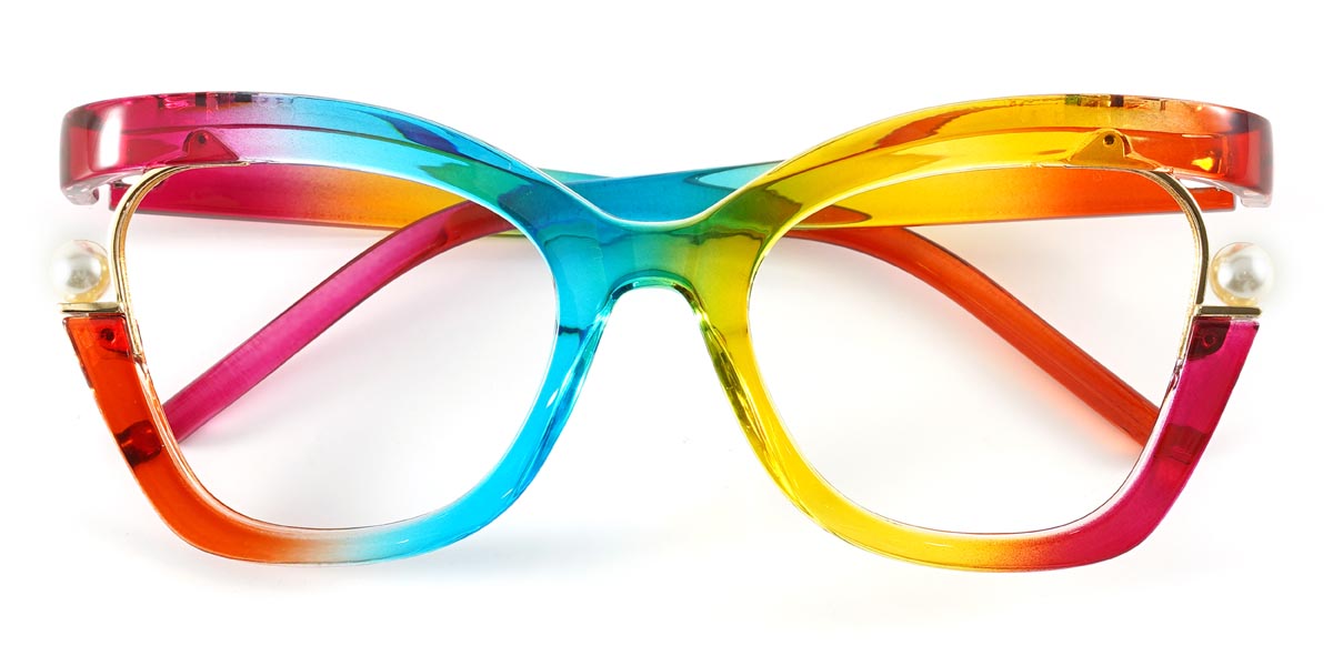 Colorful Tamara - Square Glasses