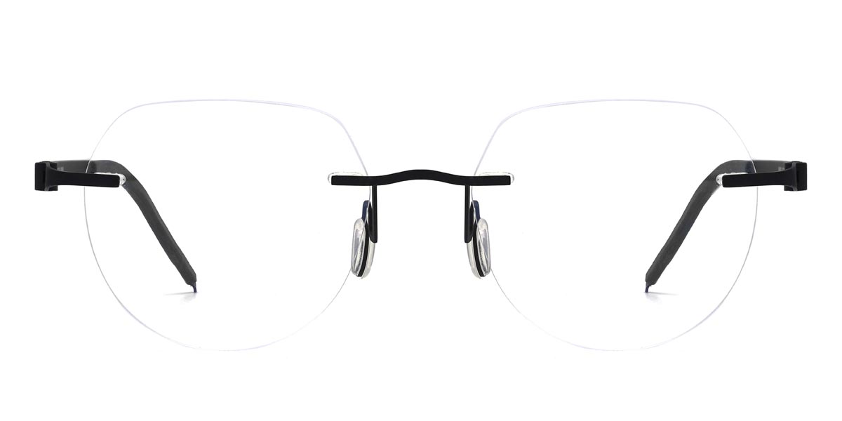 Noir Caspar - Oval Glasses