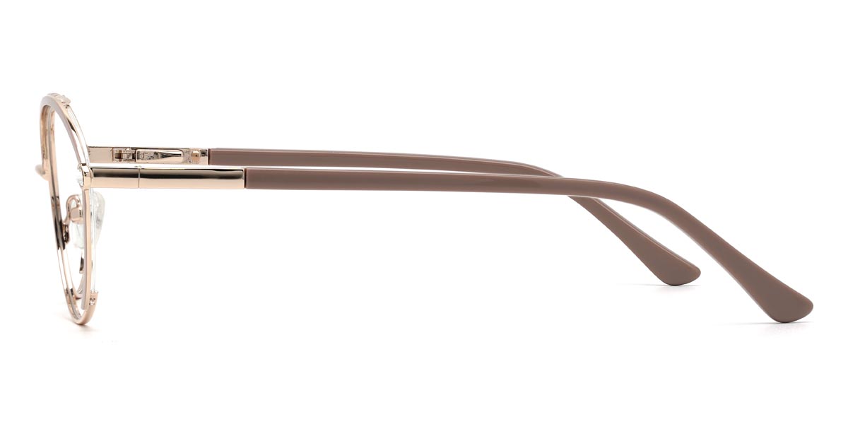 Rosa nude Milly - Oval Glasses