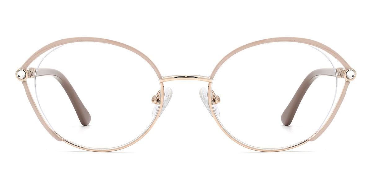 Nude rózsaszín Milly - Oval Glasses