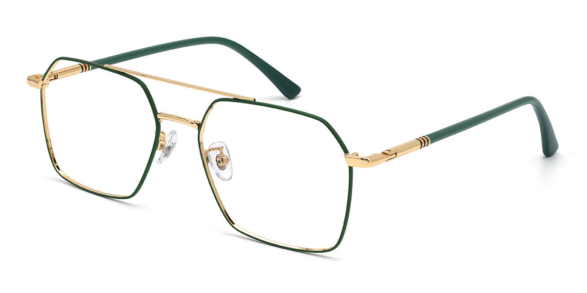 Profond Vert Harry - Aviator Glasses