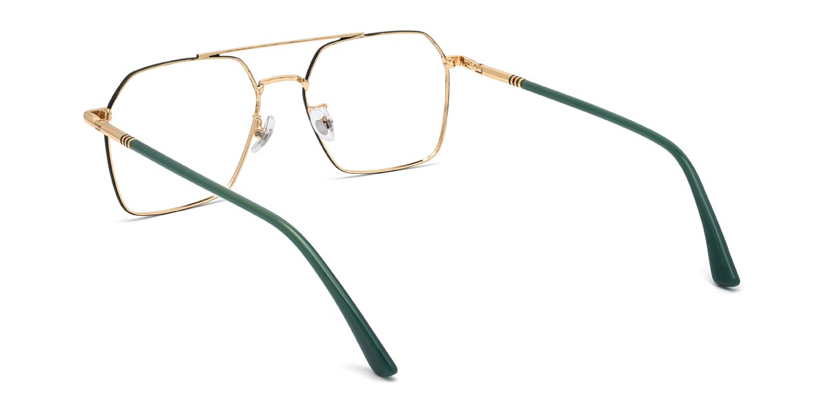 Profundo Verde Harry - Aviator Glasses