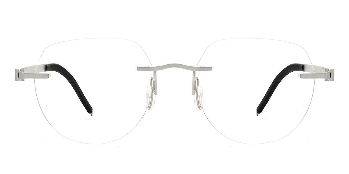 Silver Caspar - Oval Glasses