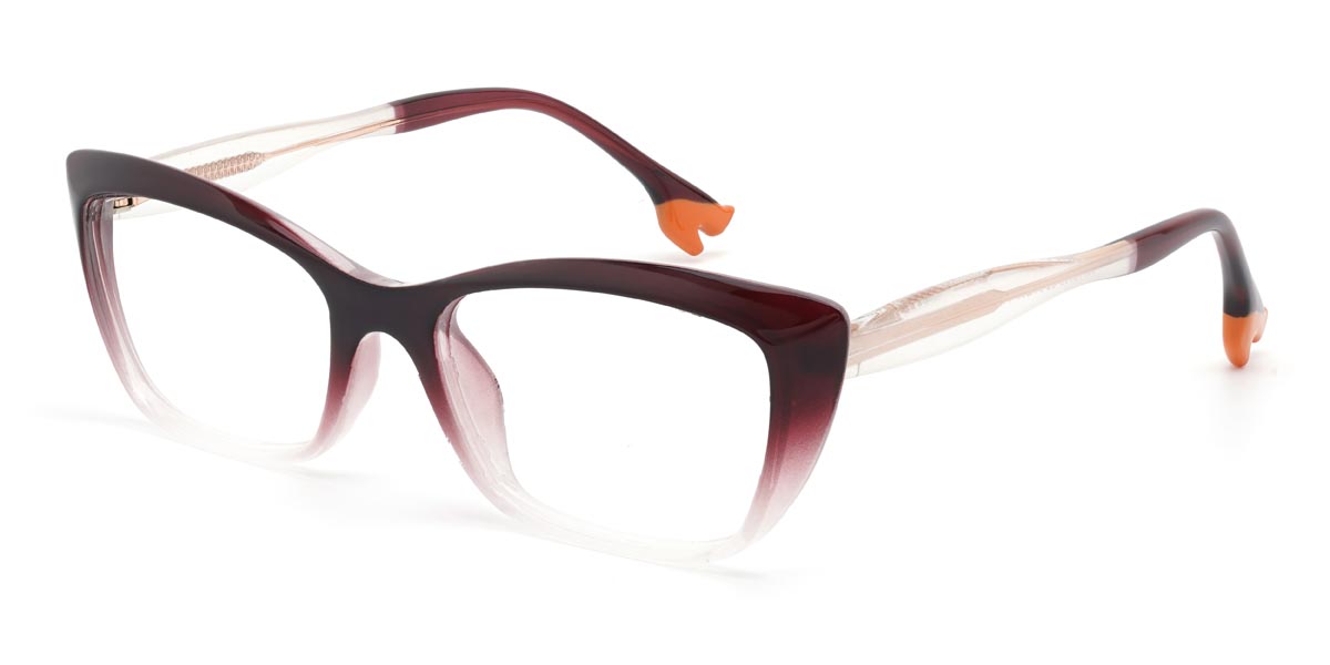 Farbverlauf Lila Patty - Rectangle Glasses