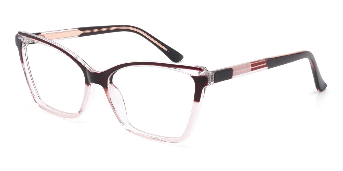 Light Pink Marden - Rectangle Glasses