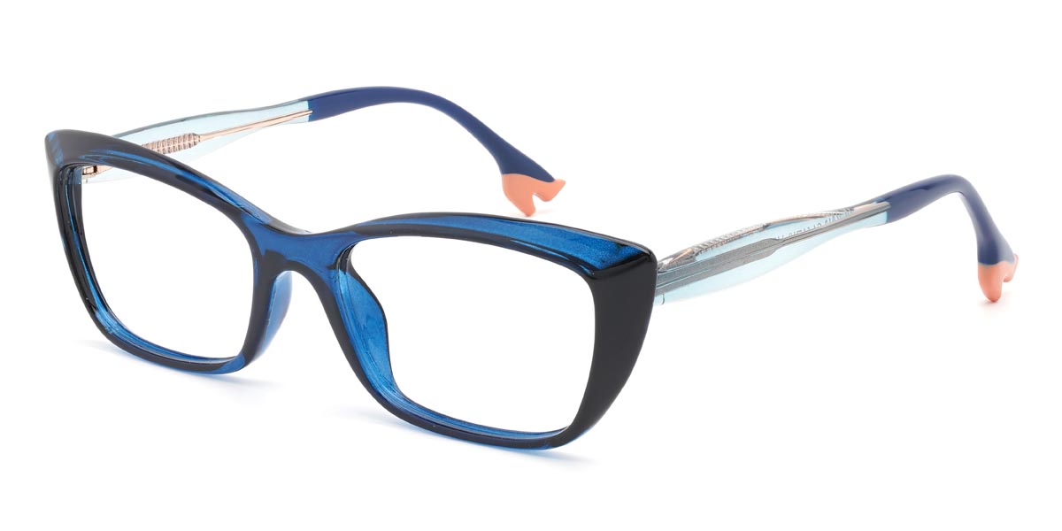 Blau Patty - Rectangle Glasses