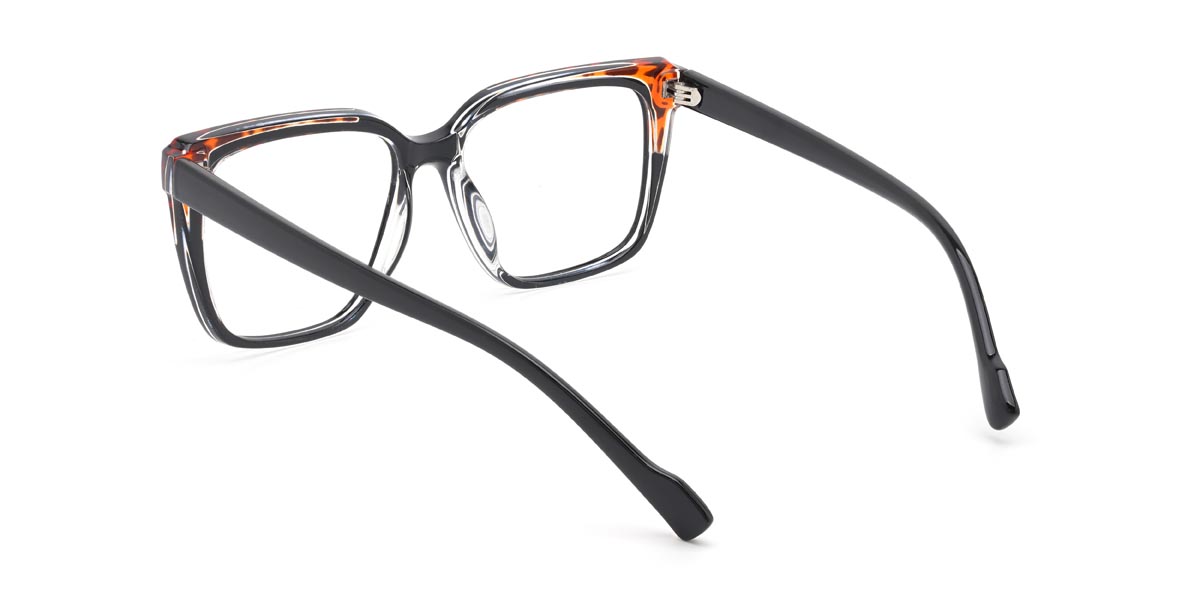 Black Tortoiseshell Reid - Square Glasses