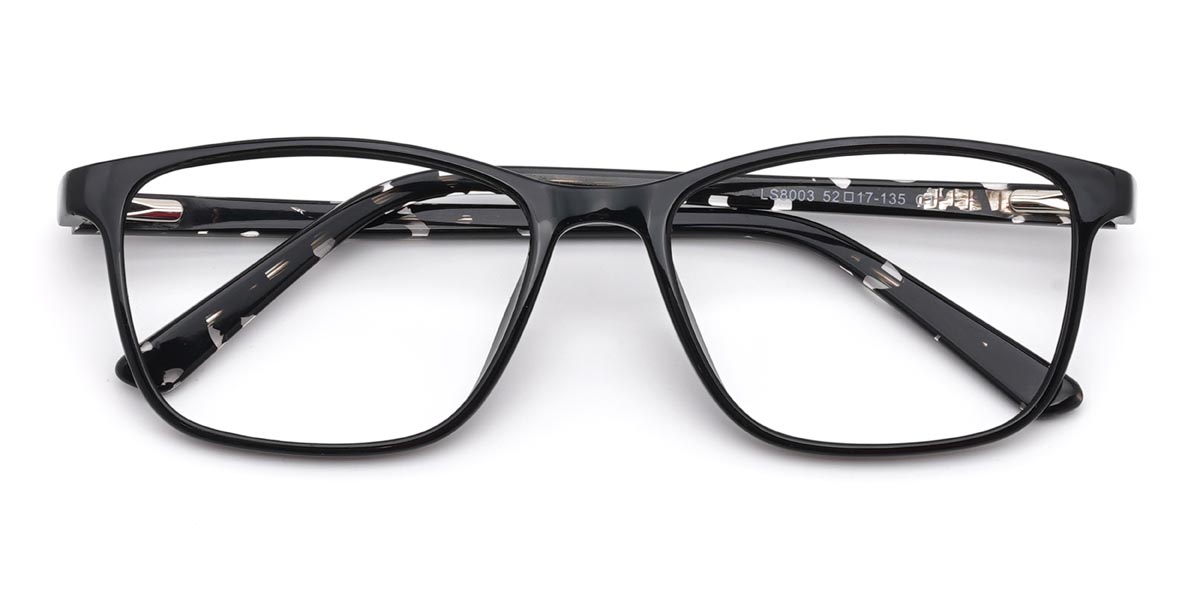 Schwarz Cirilo Brille - Rectangle Glasses