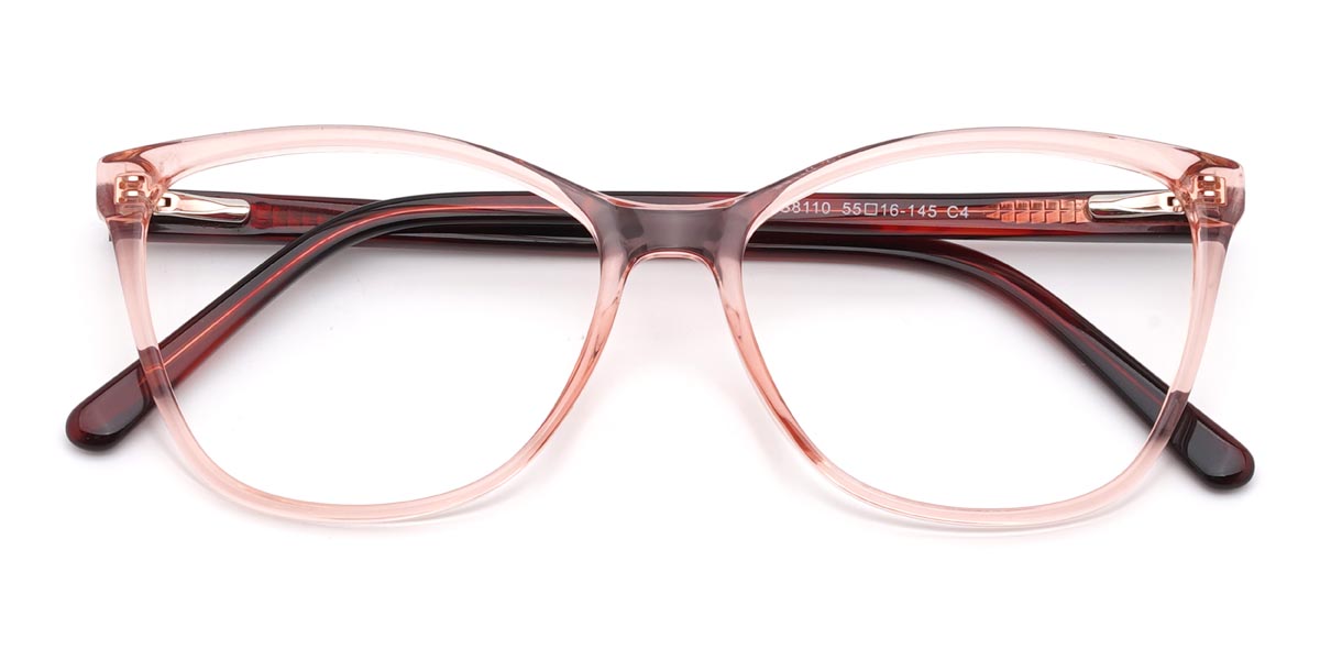 Light Pink Sherry - Cat Eye Glasses