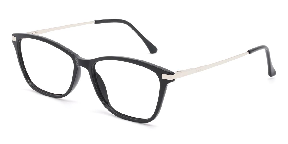 Black Abiel - Rectangle Glasses