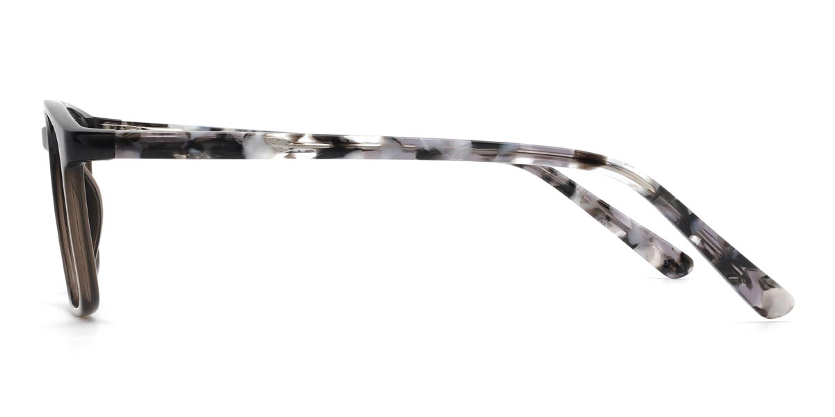 Noir Noir Écaille de tortue Cirilo - Rectangle Glasses