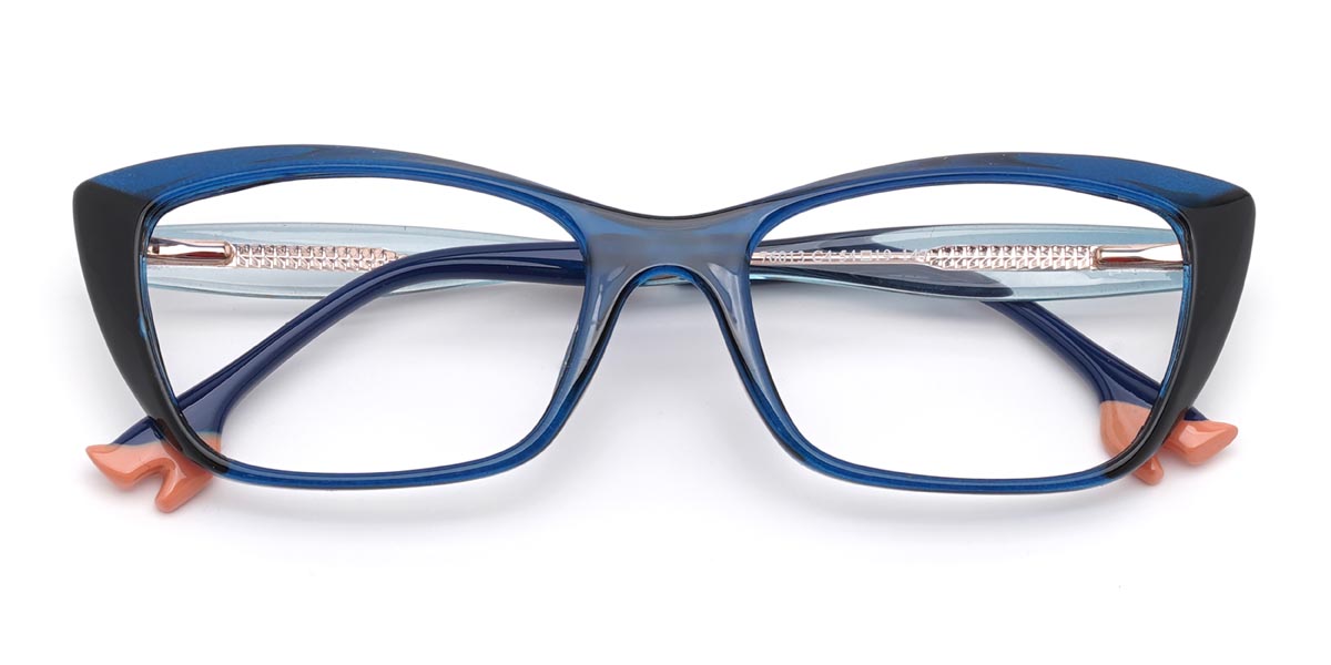 Blau Patty - Rectangle Glasses