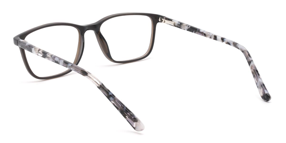 Noir Noir Écaille de tortue Cirilo - Rectangle Glasses