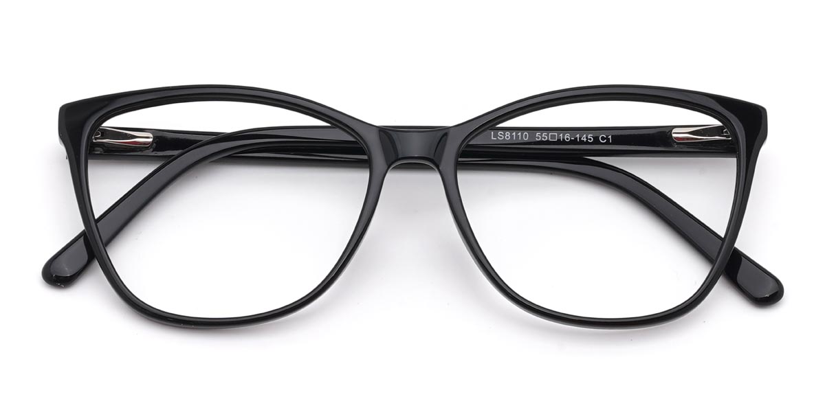 Black Sherry - Cat Eye Glasses