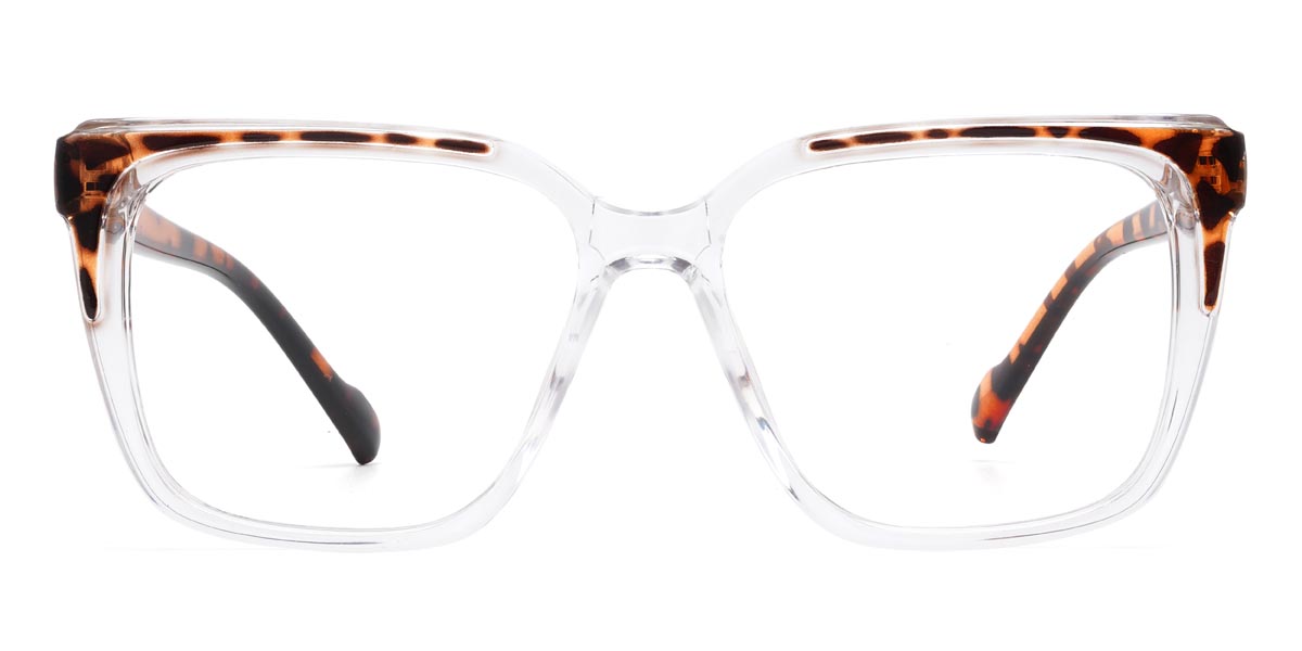 Clear Tortoiseshell Reid - Square Glasses