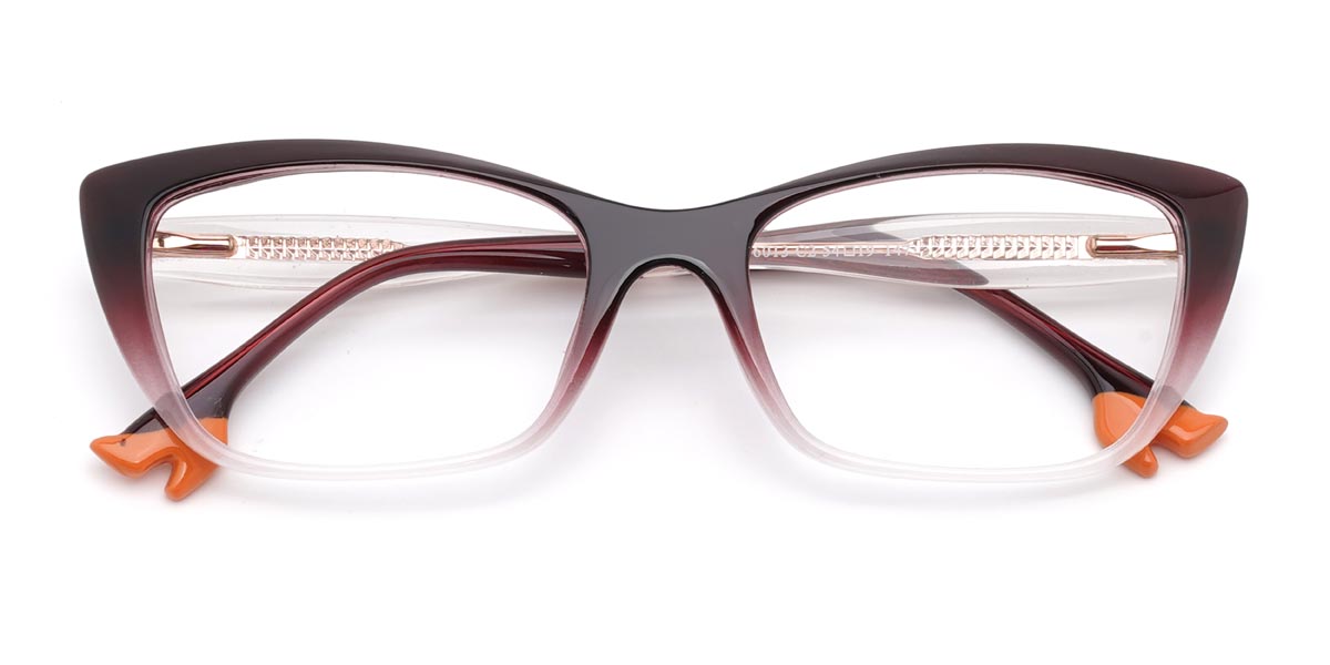 Dégradé Violet Patty - Rectangle Glasses