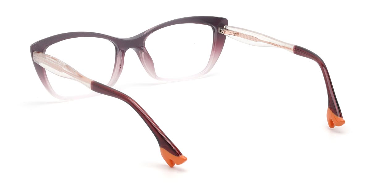 Farbverlauf Lila Patty - Rectangle Glasses