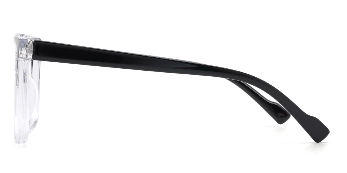 Noir Transparent Reid - Square Glasses