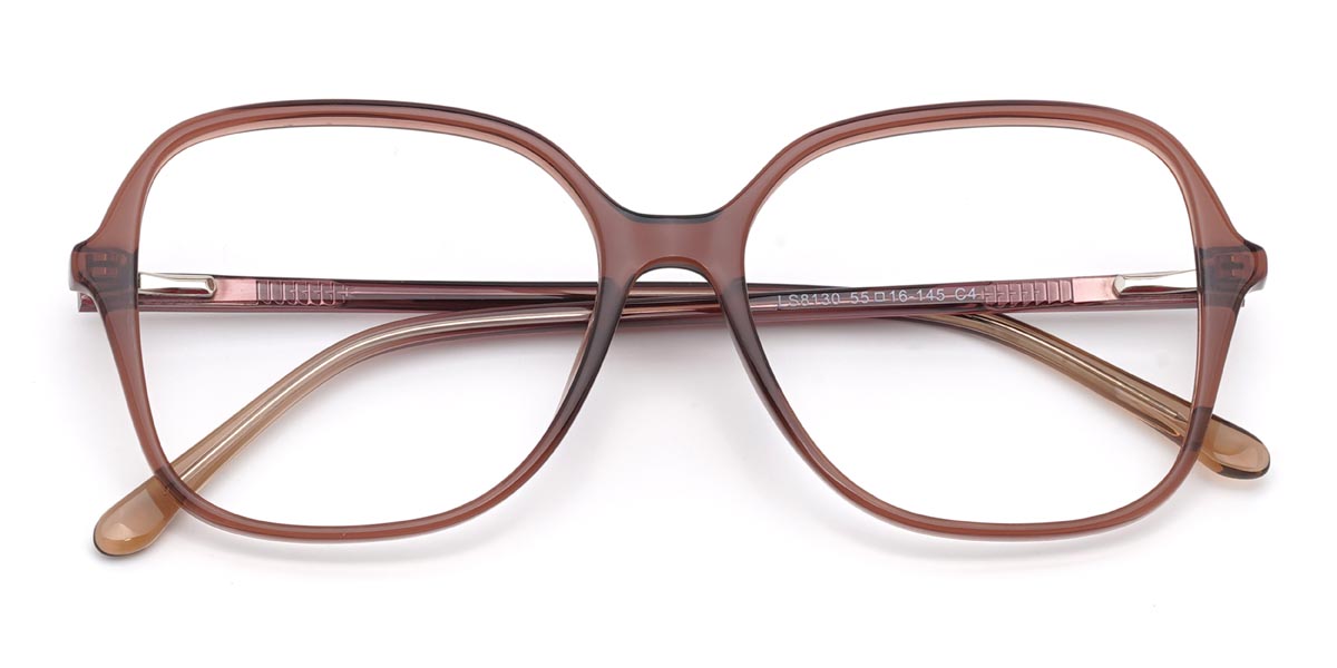 Brown Geraint - Rectangle Glasses