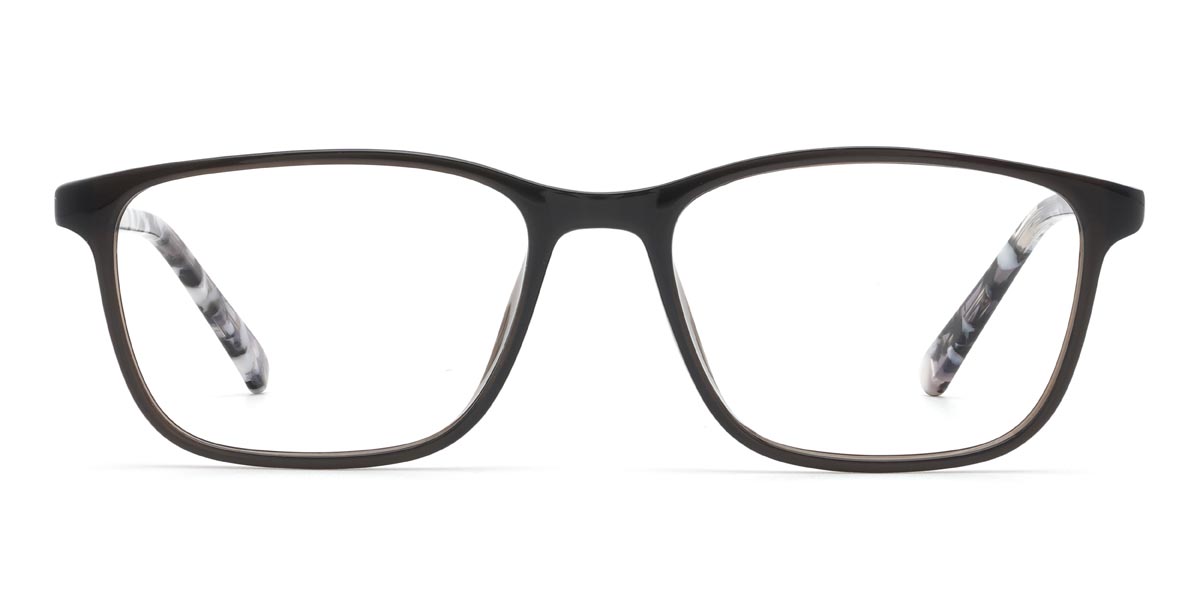 Noir Noir Écaille de tortue Cirilo - Rectangle Glasses