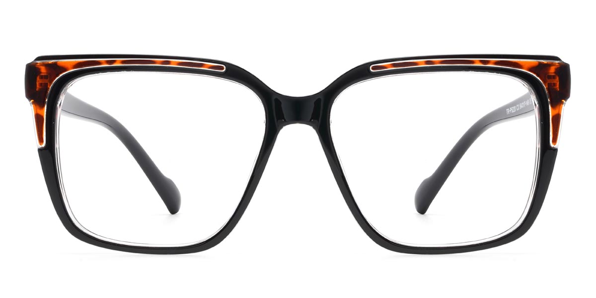 Black Tortoiseshell Reid - Square Glasses