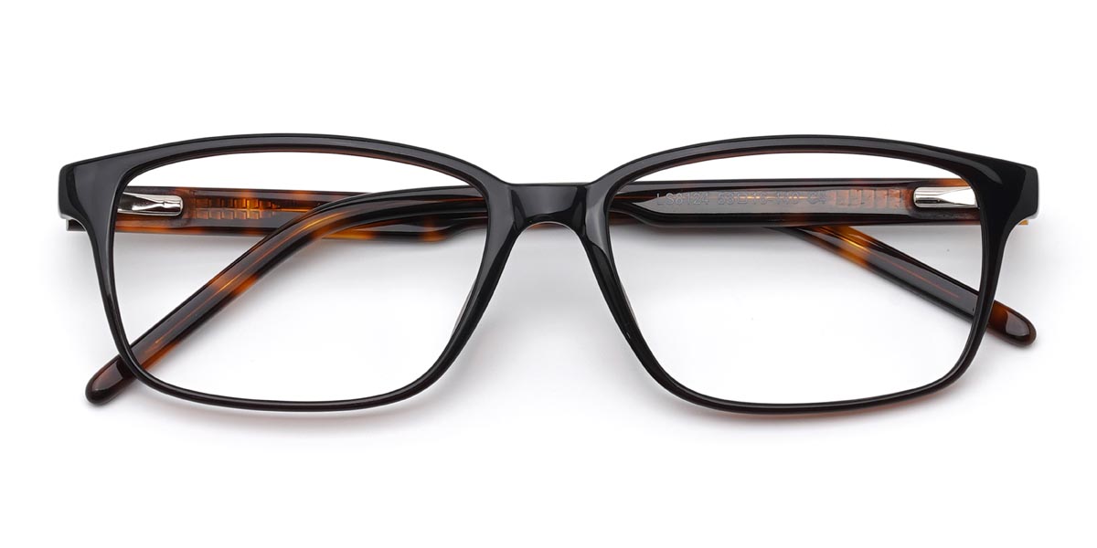 Brown Cosmo - Rectangle Glasses