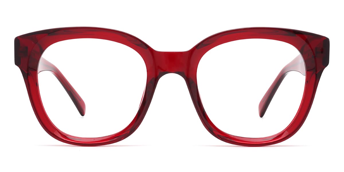 Rot Patricia - Square Glasses