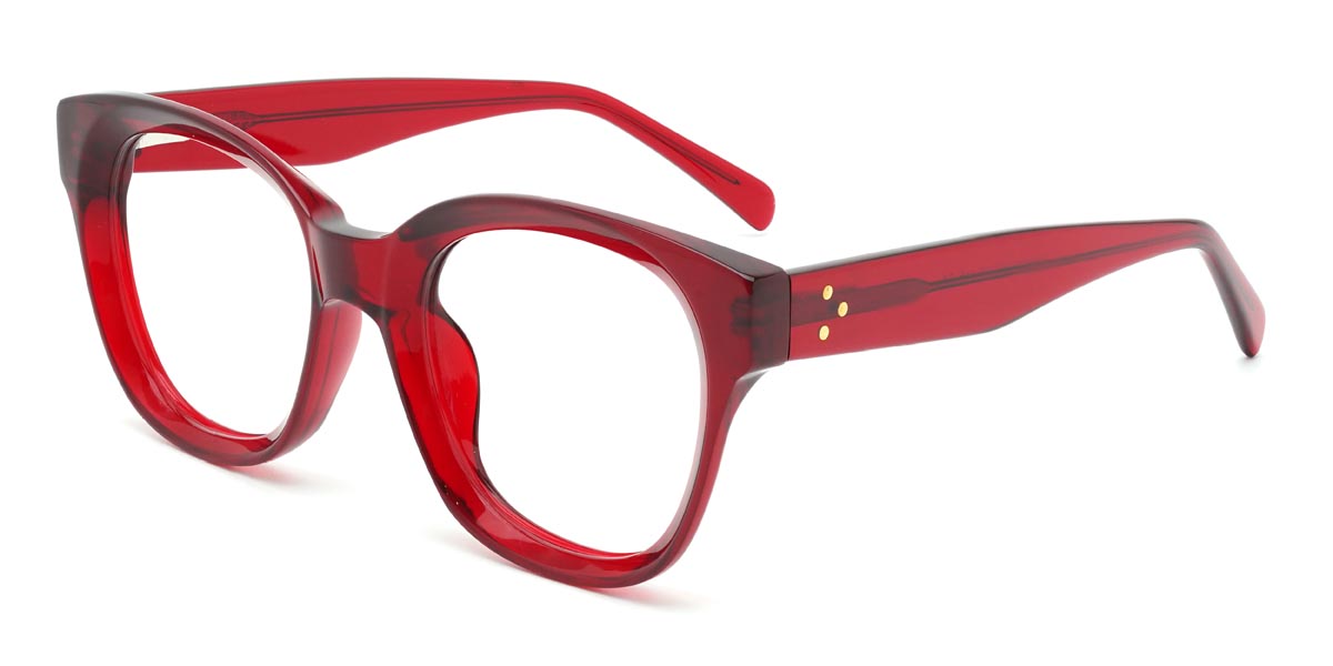 Rot Patricia - Square Glasses