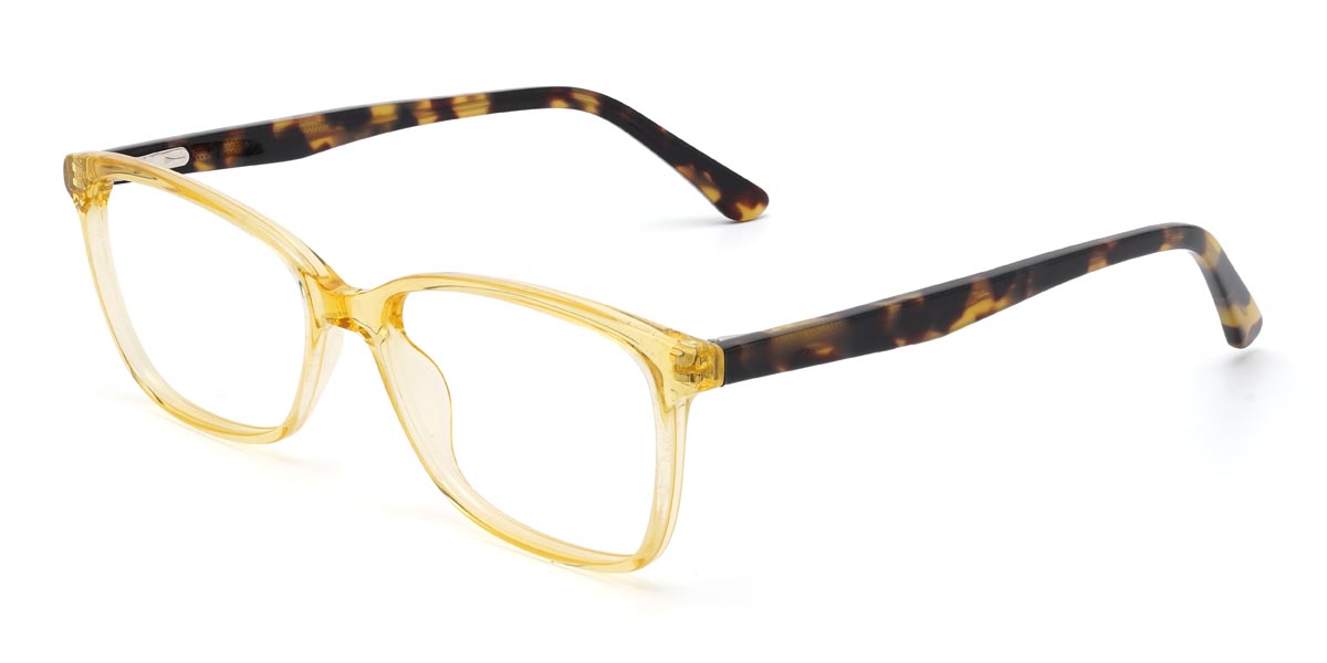 Jaune Savannah - Rectangle Glasses