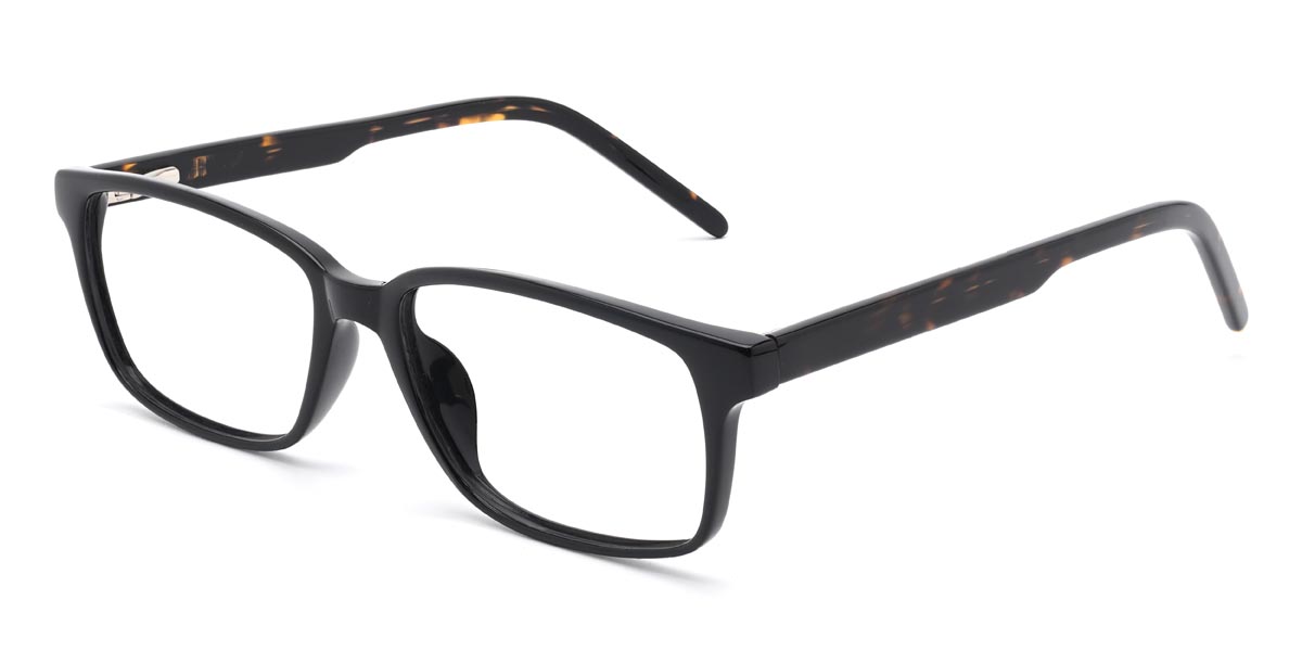 Noir Cosmo - Rectangle Glasses