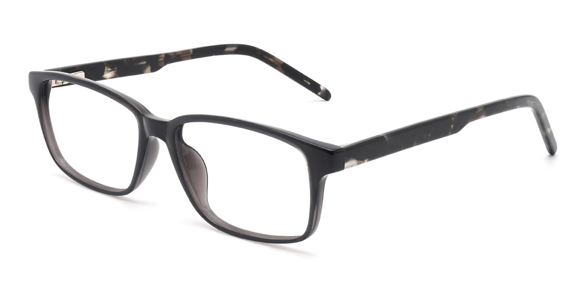 Black Black Tortoiseshell Cosmo - Rectangle Glasses