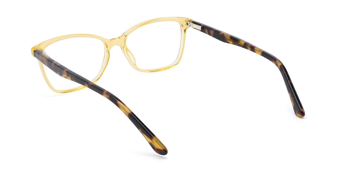 Sárga Savannah - Rectangle Glasses